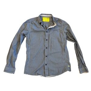 Descendant of Thieves Dress Ladro Long Sleeve‎ Button Up Shirt Mens M Plaid